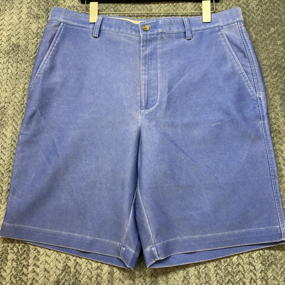 FootJoy Men's Golf Shorts 36 Blue Polyester Performance Casual Athletic Inseam 9